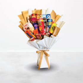 Snacks Bouquet, edible-bouquet, bouquet, hand, hand-bouquet, snack, chips, chocolate, cookies, biscuits, riyadh, ksa, online, delivery, same-day, Birthday, Miss-You, Graduation, Get-Well, Thank-You, Congratulations, flowers, flora, congrats, back-to-schoo
