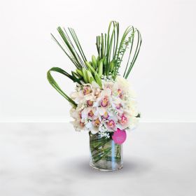 Captivating White, white, riyadh, jeddah, dammam, khobar, al-khobar, al-dhahran, dhahran, dahran, saudi, ksa, delivery, online, sameday, same-day, flowers, flora, flow, floral, florist, saudi-florist, online-flowers-ksa, lily, lilies, rose, roses, cymbidi