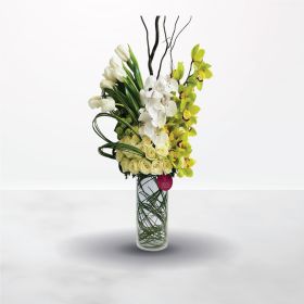 ksa-riyadh-flowers-flow-fresh-natural-cymbidium-orchids-vase-arrangement-rose-roses-green-white-saudi-gifts
