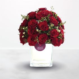 Anniversary, Love Collection, Valentine's Day, rose, red, vase, for him, for her, male, female, unisex, Red Delight, roses, red-roses, saudi, ksa, riyadh, jeddah, delivery, online, sameday, same-day, flowers, flora, flow, floral, dammam, khobar, al-khobar